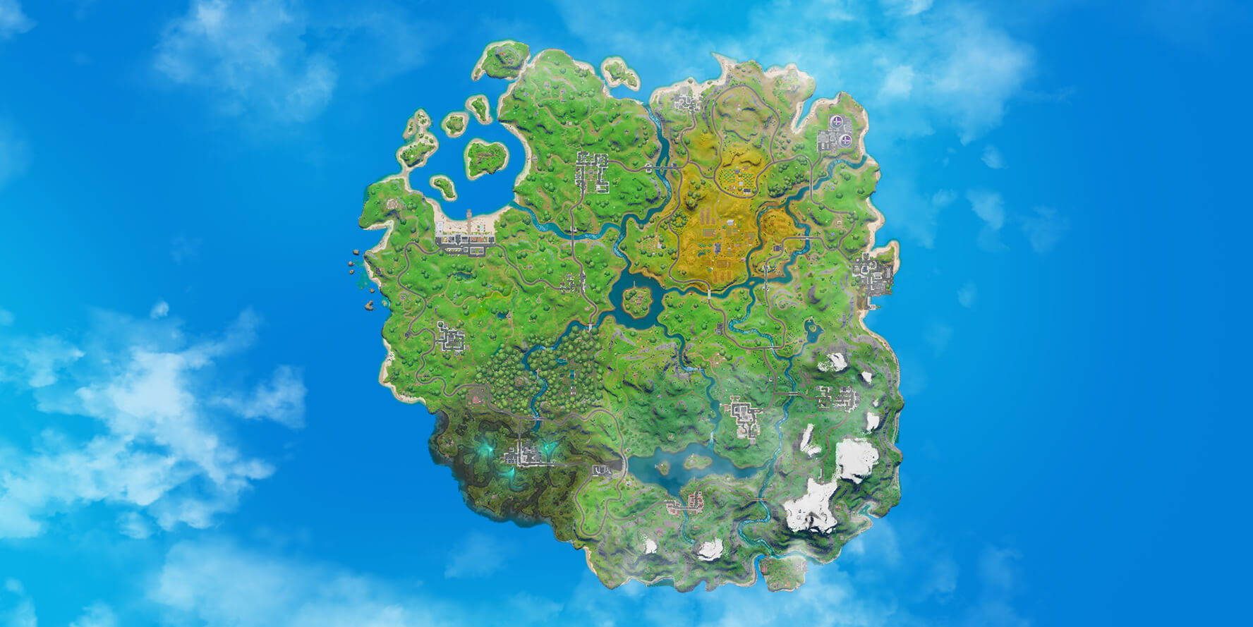 Photo of Fortnite's map